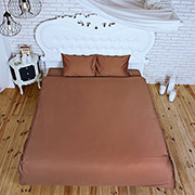 Підковдра 00-0181 Natural Brown Active сатин однотонний Nostra