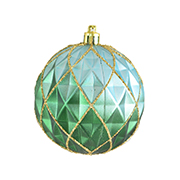 Новорічний Куля Полігональний зелений 972956
