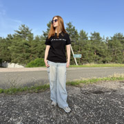 Футболка унісекс з принтом Im Ukrainian Emily чорна