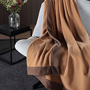 Плед вовняний Prado camel Biederlack 797865