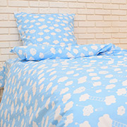 Підліткова постільна білизна 3661 Light Blue бязь ranforce Nostra