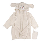 Комплект махровий КП176 халат і рукавичка для купання Bembi 200-молочний