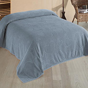 Махрове простирадло Серця сірий Uniko Crown Home
