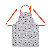 Фартух Прогулянка з курчатами Home Line 183915 сірий-помаранчевий