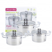Набір каструль 6 предметів Kamille 5861