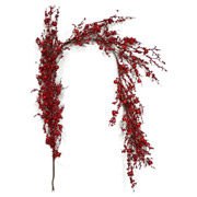 Гілка декоративна 140 см Червоні ягоди Yes! Fun 975009