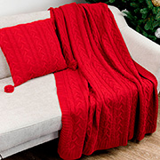 Плед Hit Kosa-01 Прованс червоний