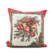 Декоративная гобеленовая Новогодняя наволочка с люрексом Villa Grazia Premium Любимый праздник