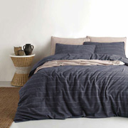 Комплект постільної білизни SoundSleep Stonewash AURA MAVI синій