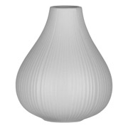 Ваза порцелянова 13х15.5 см Lucca Ardesto AR3802G сіра