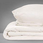 Комплект постільної білизни MirSon 0001 Moko White молочний