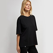 Футболка жіноча Basic Ellen LSK 32/01/02 чорна