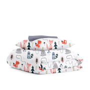 Дитяча постільна білизна в ліжечко ANIMALS CS4 Cosas рожевий