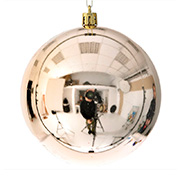 Набор из 4 шаров золото 10см Lefard 681-051