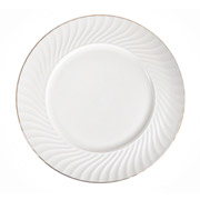 Тарілка порцелянова Меренга із золотом 26 см Lefard 949-009-1