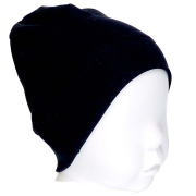 Шапочка для хлопчика Татошка 2/02чр чорний інтерлок