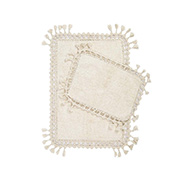 Набор ковриков Irya - Lorna Krem кремовый
