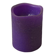 Свічка воскова LED YES! Fun 710359 10 см фіолетова