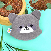 Подушка-грілка Обіймашка Єнот з насінням льону Papaella 8-33270