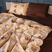 Постільна білизна 17-0705 Toffee Hearts бязь MirSon