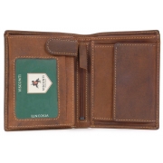 Чоловічий шкіряний гаманець Visconti 709 Rifle oil tan