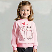 Джемпер для дівчинки 4224304киш селаник Татошка рожевий