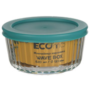 Контейнер круглий 520 мл Wave Box Ecomo 3CC050-4H
