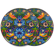 Набір фарфорових тарілок 2 шт 20.5 см Морріс Lefard 924-864 сині