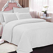 Комплект постільної білизни Selena White Stripe 100118