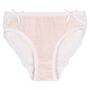 Трусики для дівчинки ТР25 супрем Бембі 1L1-білий-червоний