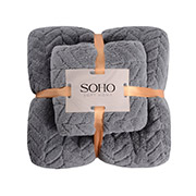 Набор полотенец из микрофибры 300 гм2 Gray Soho