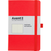 Книга записна нелінована 125х195 мм 96 л Partner Axent 8307-05-a червона