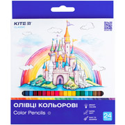 Олівці кольорові 24 шт Classic Kite K-055