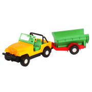 Авто-джип з причепом