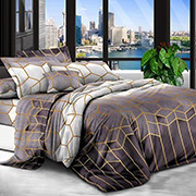 Постільна білизна Золота абстракція 600616 полікоттон Selena