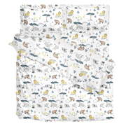 Комплект постільної білизни в ліжечко Animals SoundSleep бязь