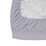 Простирадло однотонне на гумці Light Grey бязь 100% бавовна Good-Dream світло-сірий