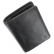 Чоловічий шкіряний гаманець Visconti TSC-44 Lucca black