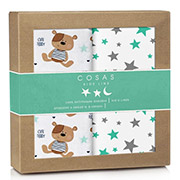 Набір пелюшок бязь Teddy Bear Cosas