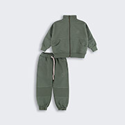 Спортивний костюм для хлопчика КС845 трикотаж-тринитка Бембі V00-хакі