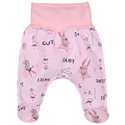 Повзунки для дівчинки 0302207зрш футер Татошка рожевий