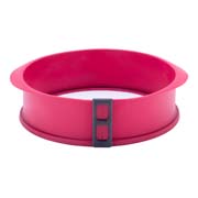 Форма силіконова кругла зі скляним дном 26х7см Kamille 7757