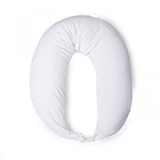 Подушка для вагітних та годування 8664 Velvet Line 28-0001 White полістирол MirSon