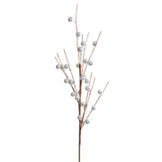 Гілка декоративна 68 см з блакитними намистинами Yes! Fun 973948