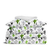 Дитяча постільна білизна в ліжечко CACTUS CS3 Cosas сірий