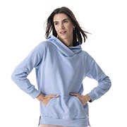 Жіноче худі 24131 German Volf блакитний із принтом ангела