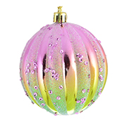 Новорічна іграшка Куля Карамель багатобарвний 972828