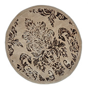 Коврик круглый для ванной Arya Osmanli TR1004843 коричневый