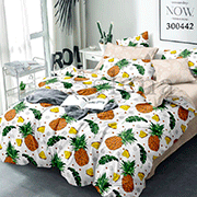Комплект постельного белья сатин Selena Ананас 300442