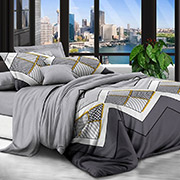 Постільна білизна Сіра абстракція 600605 полікоттон Selena